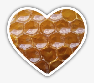 Honeycomb Heart Sticker - Heart