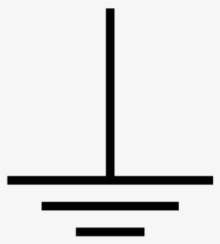 Circuit Symbol Of The Ground - Ground Symbol Png