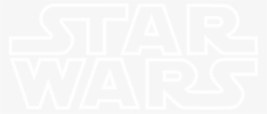 Star Wars Logo Black And White - Twitter White Icon Png