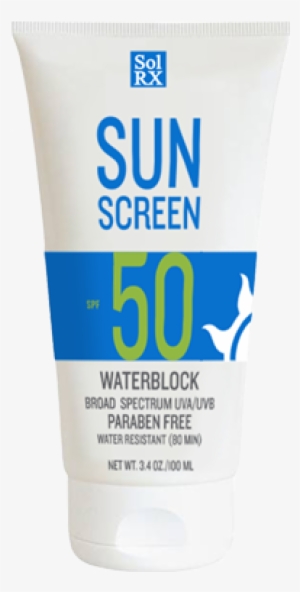 Sport Sunscreen Spf - Solrx Waterblock Sport Sunscreen Spf 50, 3.4 Oz Tube