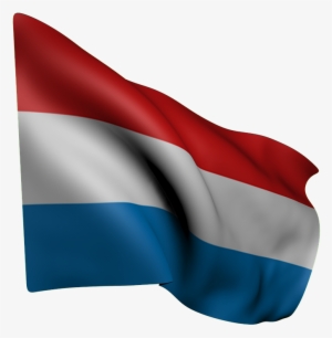 Flag, Luxembourg, Red, White, Blue, Waving, Netherlands - ธง เนเธอร์แลนด์ Png