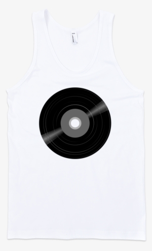 Vinyl Record Fine Jersey Tank Top Unisex By - Girl Shirt Transparent Background