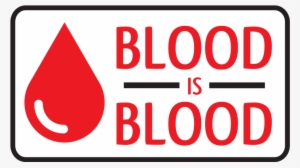 Blood Is Blood Campaign Logo - Blood