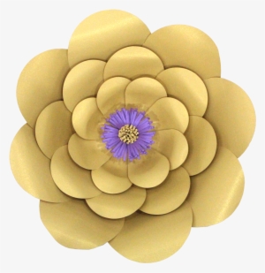 Gold Paper Flower