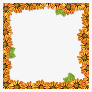 Orange Floral Border Png High Quality Image - Gicléedruk: Frida Muerta By Abril Andrade, 61x46cm.
