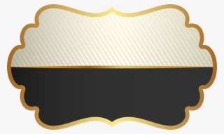 Label Template Black Clip Art Png Image - Clip Art