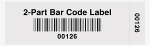 Two-part Bar Code Labels - Ship
