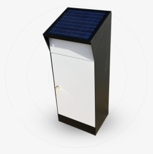Letter Box With Solar Powered Lighting - Solar Panel