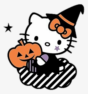 Hellokitty Kitty Halloween Sanrio キティ サンリオ Catfreetoed - Hello Kitty Halloween Png