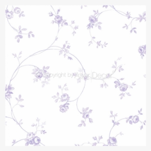 Papel De Parede Floral Prints 2 Ramos Florais Lilas