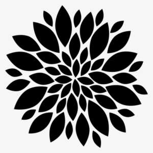 Mandala Floral - Flower Png Black And White