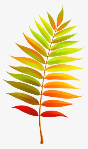 Colorful Transparent Fall Leaf Clipart - Transparent Clipart Fall Leaves