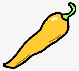 File Chilli Pepper Svg Wikimedia Commons Open - Yellow Chili Pepper Clipart