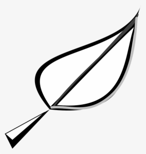 Leaf Outline Free Images On Pixabay Clip Art - Leaf Cartoon Outline