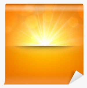 Blurry Orange Background With Lens Flare - Art