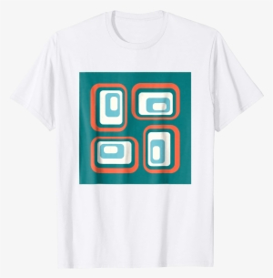 Mid Century Modern Rounded Rectangles T-shirt From - Medicine
