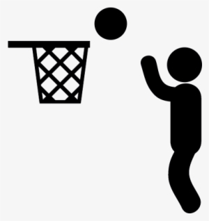 Man Playing Basketball Vector - Basketball Icon Png