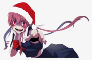 Christmas Hat Anime - Mirai Nikki