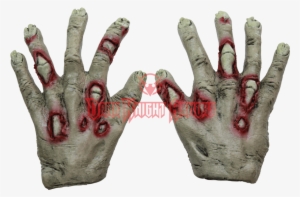 Junior Rotted Zombie Costume Hands - Zombie Hand