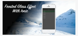Frosted Glass Button App