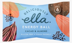 Deliciously Ella Cacao & Almond Energy Ball X - Deliciously Ella Packaging
