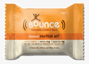 Bounce Natural Energy Ball Almond Protein Hit 49g - Bounce Spirulina & Ginseng Defence Boost 42g