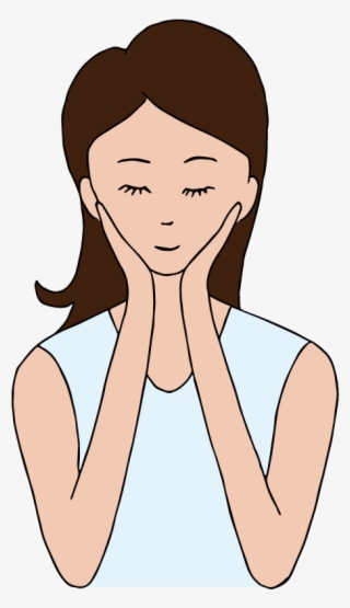 touching nose png - touching the face clipart