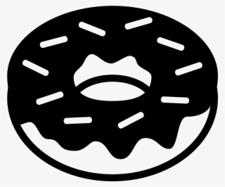 Doughnut Clipart Svg - Black And White Doughnut Clipart Png