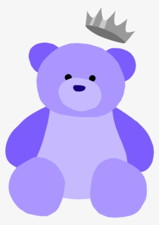 purple teddy bear clip art