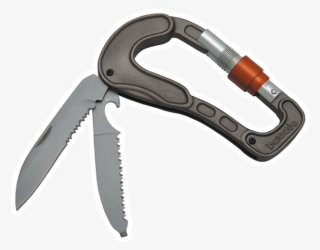 Carabiner 'cliff', Warm Grey - Karabinek Scyzoryk