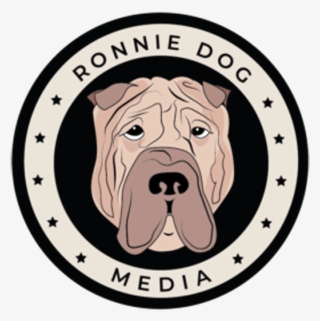 Ronnie Dog Media Logo - Dog Yawns
