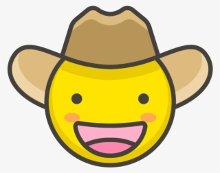 Cowboy Hat Face Emoji - Smiley