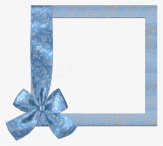 Free Png Best Stock Photos Cute Blue Png Frame With - Blue Baby Frames Png