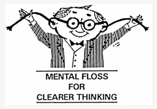 Mental Floss Rubber Stamp - Illustration
