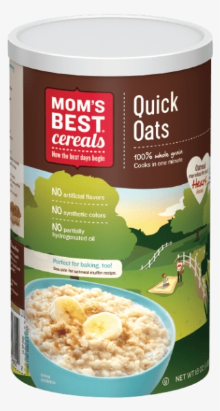 Momsboatmequick1601692 Cl Eps 5 U - Mom's Best Cereals Quick Oats