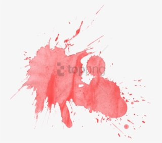 Free Png Download Red Paint Splash Png Png Images Background - Watercolor Painting