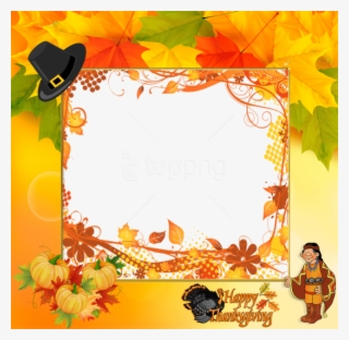 Free Png Transparent Happy Thanksgiving Frame Png Images - Happy Thanksgiving Frames