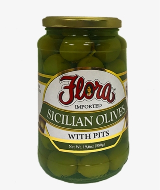 Sicilian Olives With Pits - Flora Foods