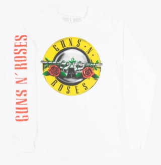 Guns N Roses Bullet Logo Long Sleeve Shirt Mens Rock - Guns N Roses