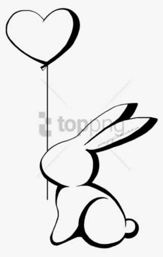 Free Png Download Tattoo Heart Png Images Background - Bunny In Love Tattoo