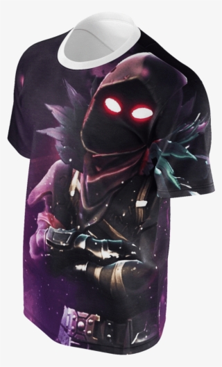 Raven Galaxy Print Fortnite T-shirt - Darth Vader