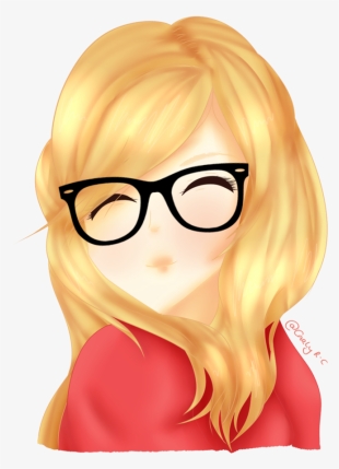 Hipster Girl Png - Cartoon