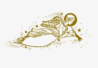 1000 X 692 18 - Christmas Angels With Trumpets
