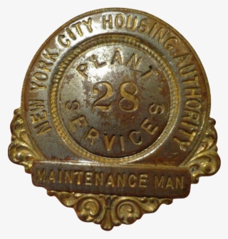 Vintage New York City Housing Authority Badge From - Emblem