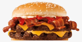 hamburgers clipart bbq burger - bacon king burger king