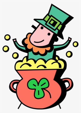 Vector Illustration Of St Patrick's Day Irish Leprechaun