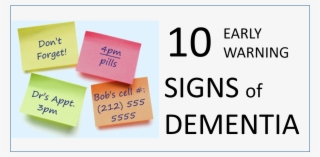 Dementia And Alzheimer's - Warning Signs For Alzheimer's