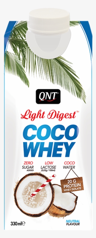 Qnt Direct Coco Whey Natural Coconut 12x 330 Ml - Qnt Light Digest Coco Whey