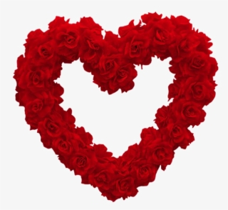 Valentine Day Flower Png Transparent Image - Love Heart Of Roses