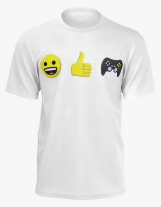 Emojithumbsgaming T-shirt / White $ - Active Shirt